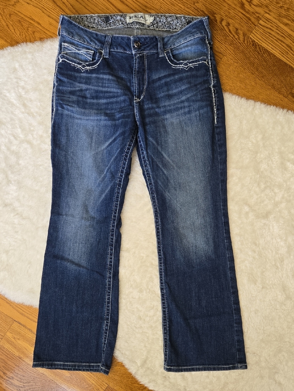 Ariat Boot Cut Jeans, Womens Size 33 Short
